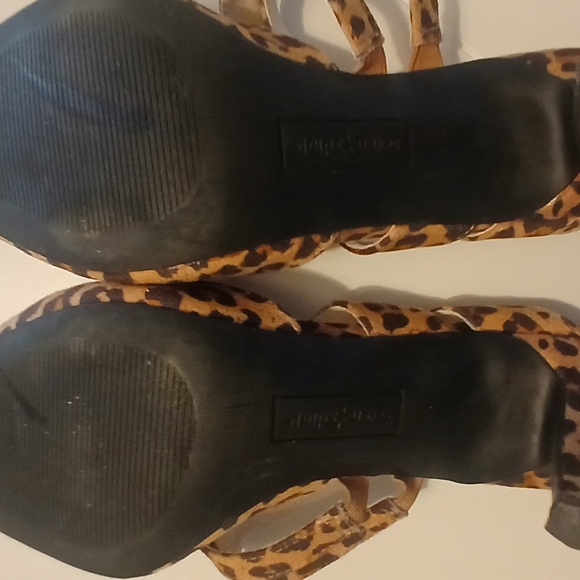 Seven Dials Leopard Print Heels Sz 8.5M - Picture 5 of 7